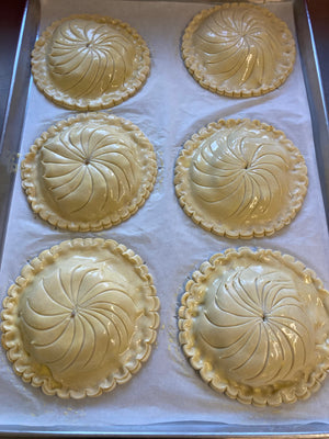 Galette feuilletée amandes et pommes 6pouces