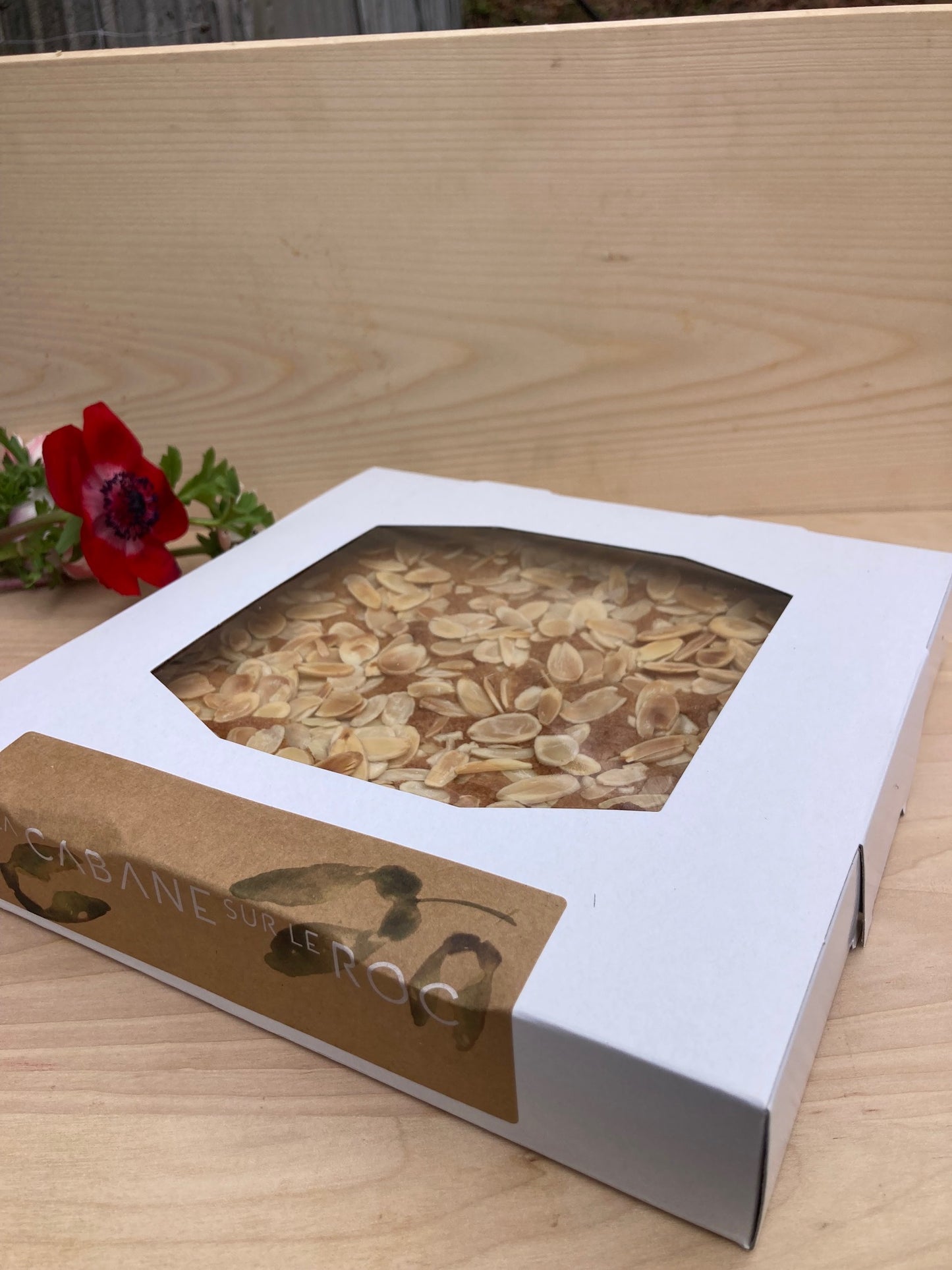 Tarte amandine framboises