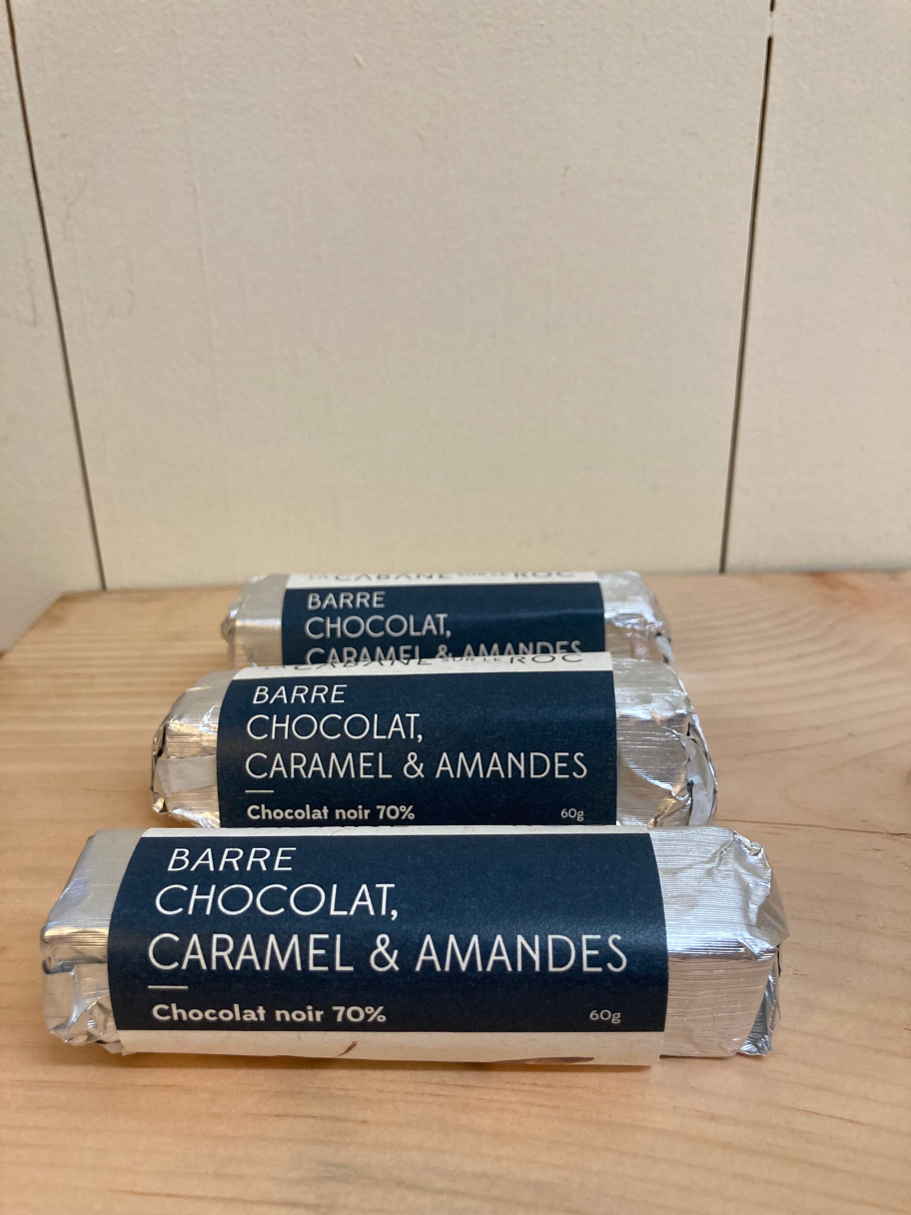 Barre Chocolat Caramel et Amandes