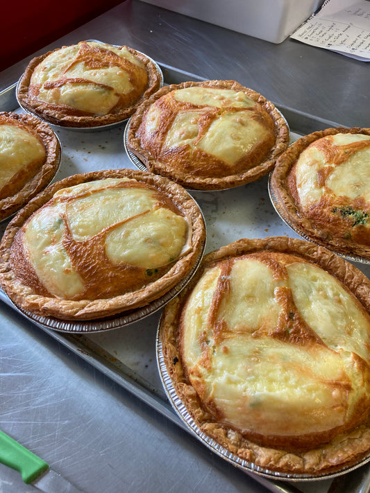 Quiche épinards bacon et fromage d'Oka